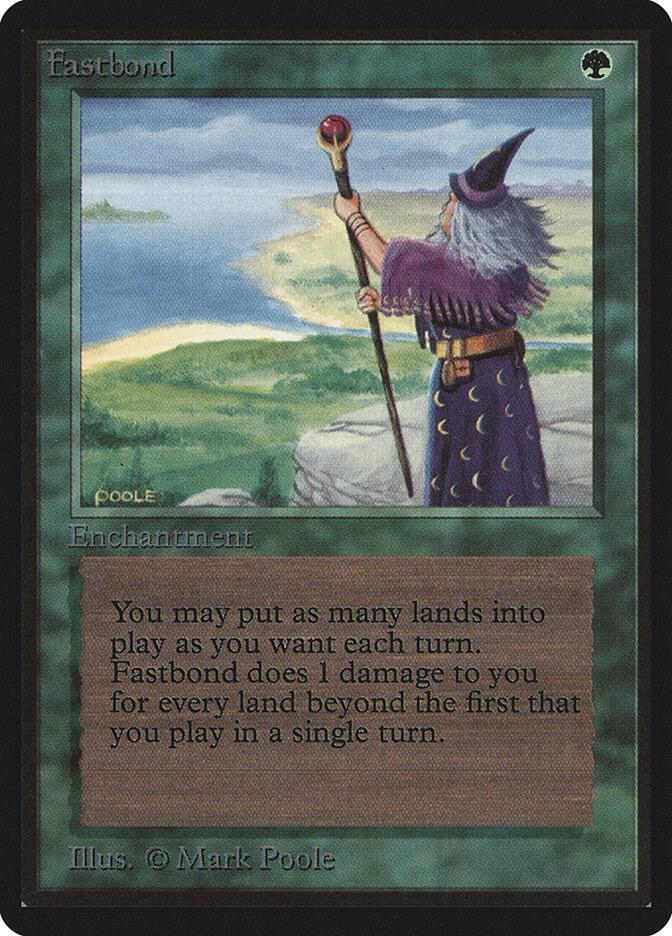 Fastbond card from Beta Edition