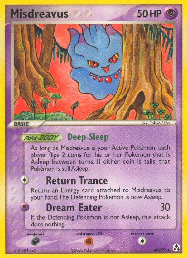 Misdreavus 40/92 card from Legend Maker