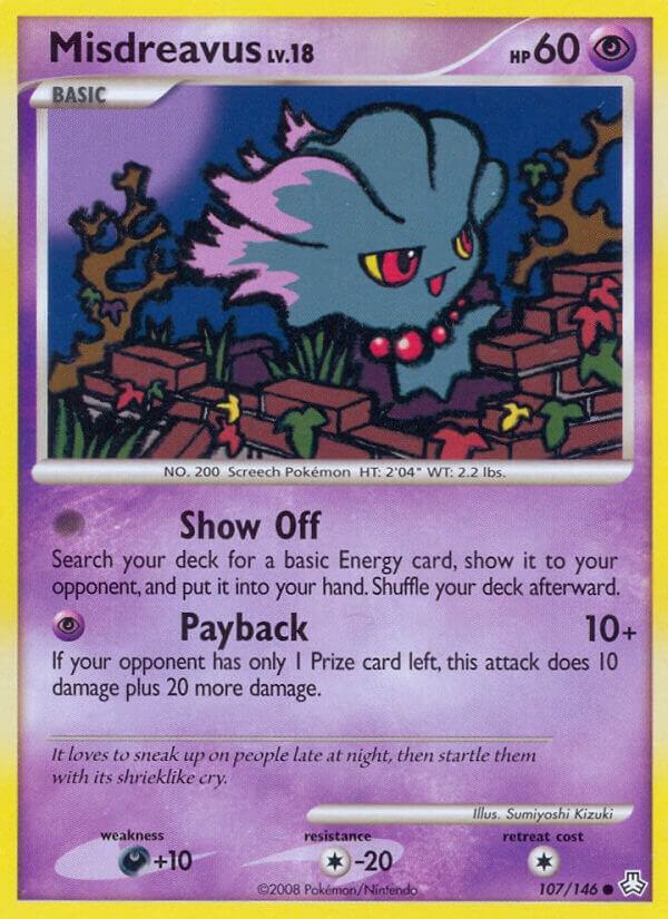 Misdreavus 107/146 card from Legends Awakened