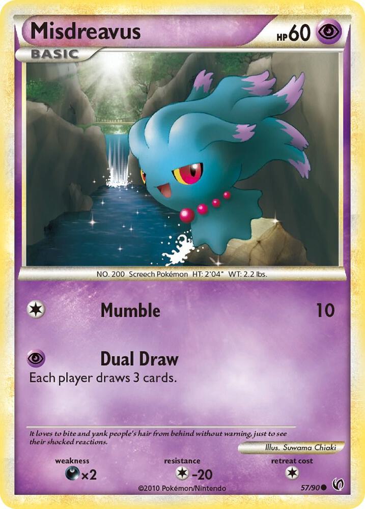 Misdreavus 57/90 card from Undaunted