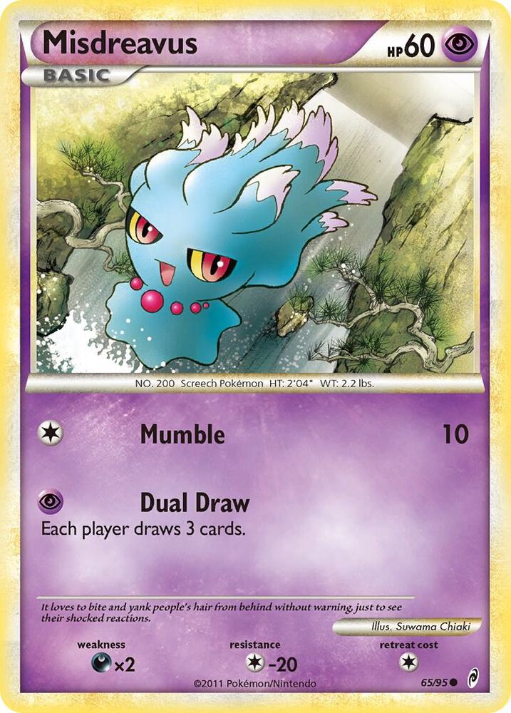 Misdreavus 65/95 card from Call of Legends