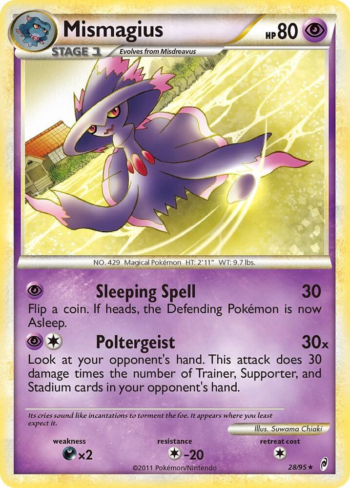 Mismagius 28/95 card from Call of Legends