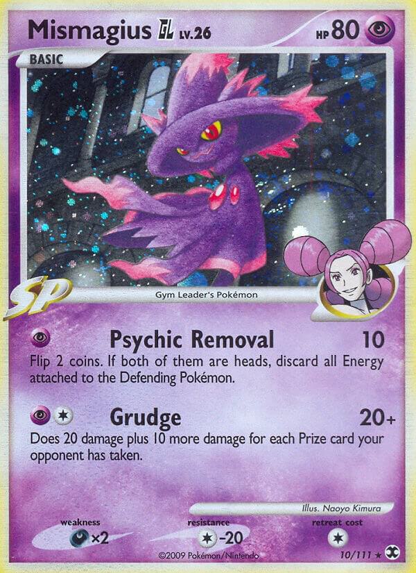 Mismagius GL 10/111 card from Rising Rivals