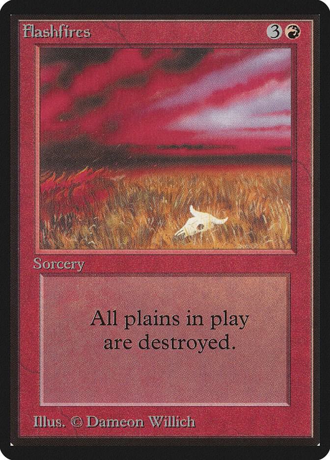 Flashfires card from Beta Edition