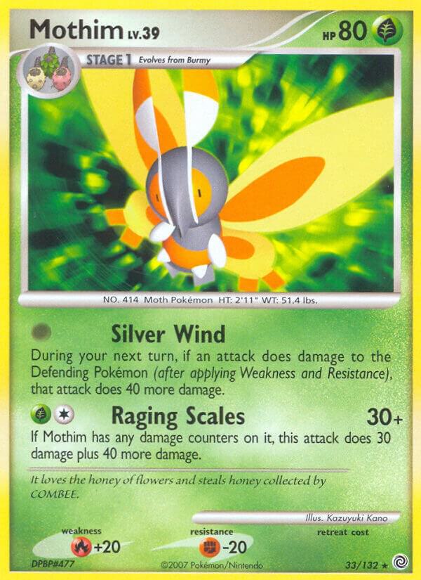 Mothim 33/132 card from Secret Wonders