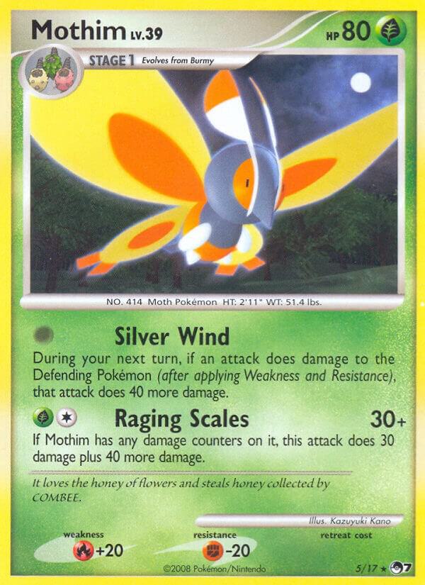 Mothim 005/017 card from POP Series 7