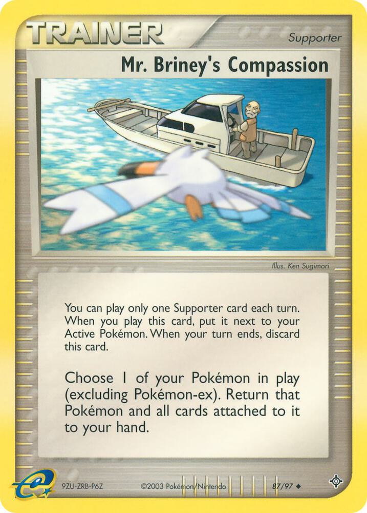 Mr. Briney's Compassion 87/97 card from Dragon