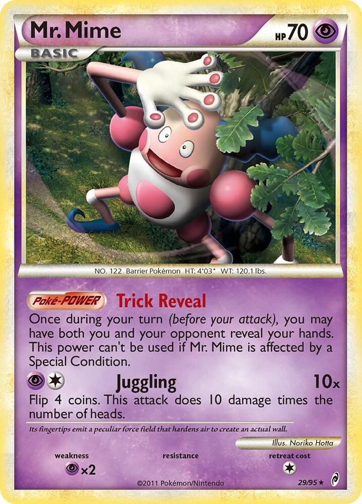Mr. Mime 29/95 card from Call of Legends