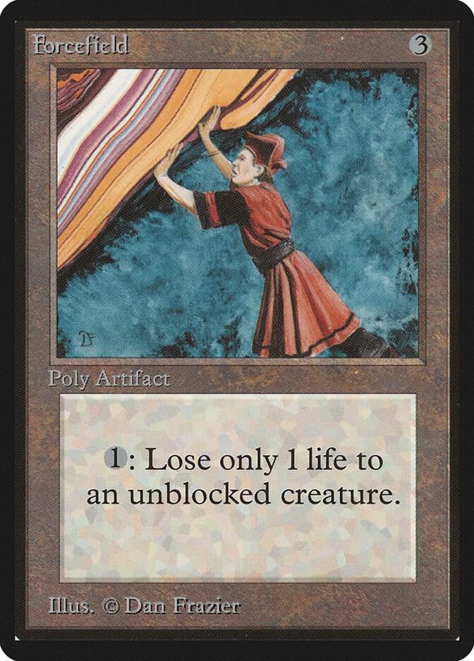 Forcefield card from Beta Edition