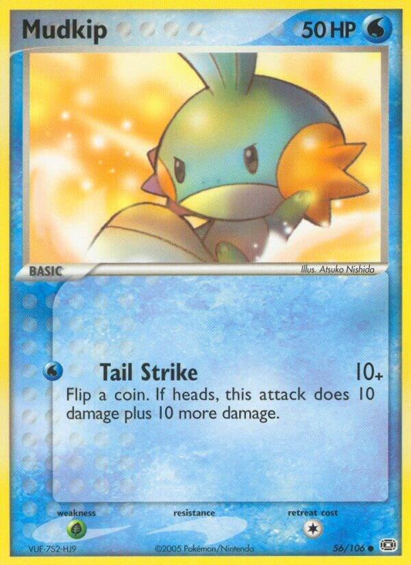 Mudkip 56/106 card from Emerald
