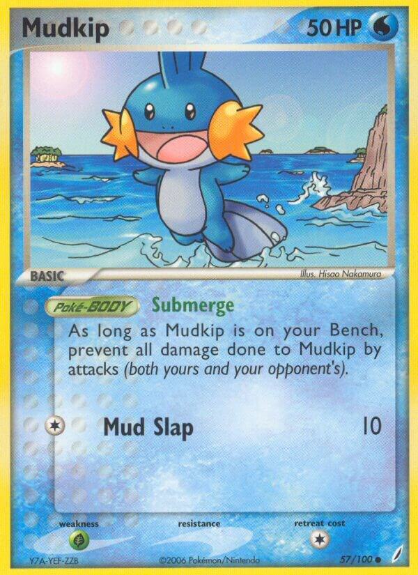 Mudkip - 057/100 57/100 card from Crystal Guardians