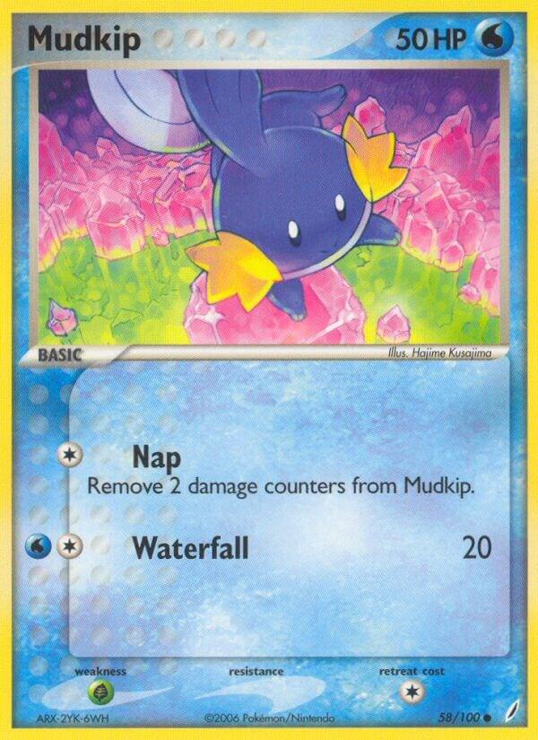 Mudkip - 058/100 58/100 card from Crystal Guardians