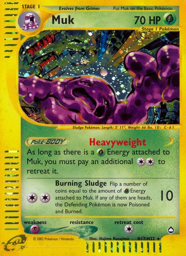 Muk (H17) H17/H32 card from Aquapolis