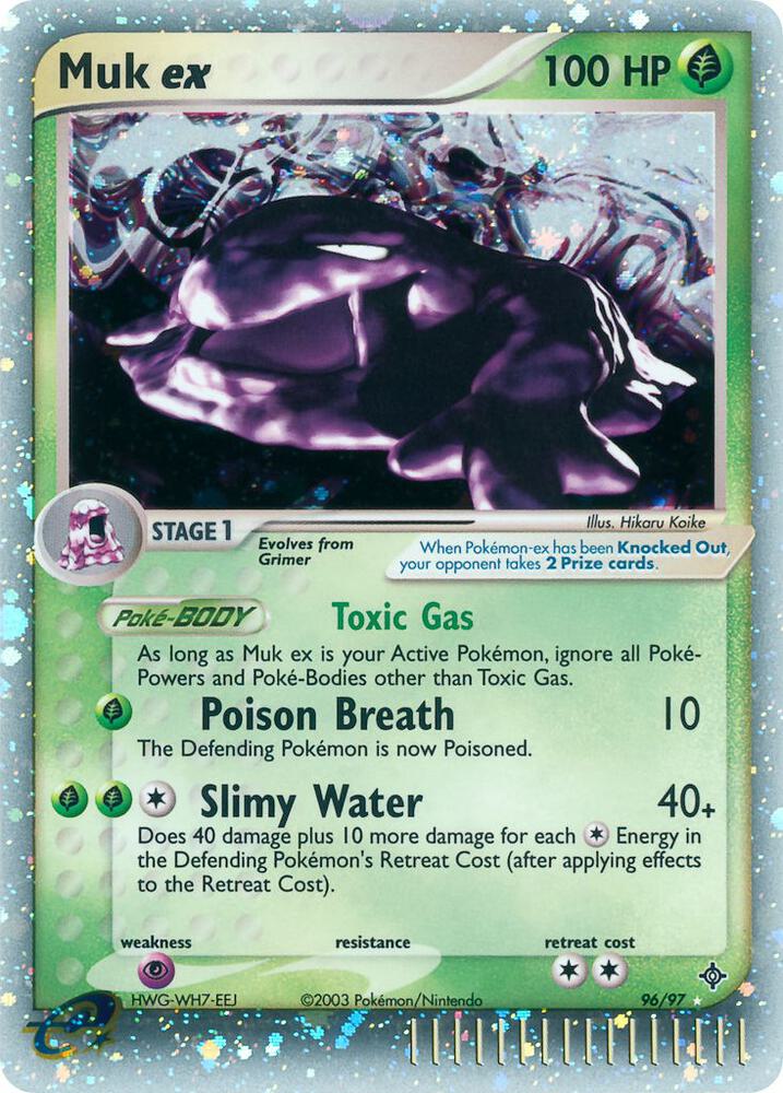 Muk ex 96/97 card from Dragon