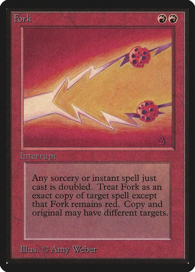 Fork card from Beta Edition