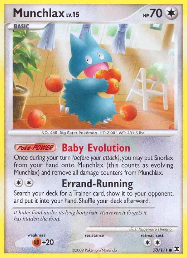 Munchlax (70) 70/111 card from Rising Rivals