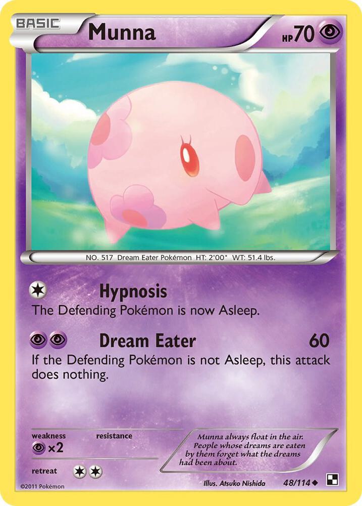Munna 48/114 card from Black and White