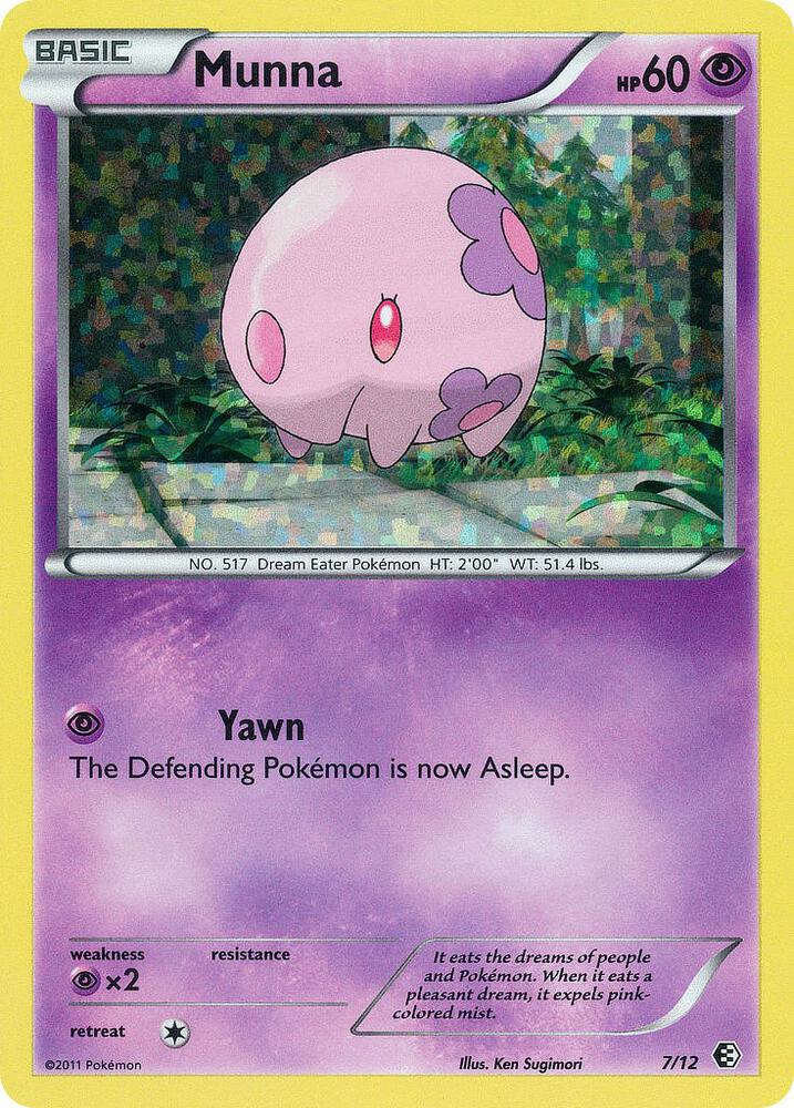 Munna - 7/12 007/012 card from McDonald's Promos 2011