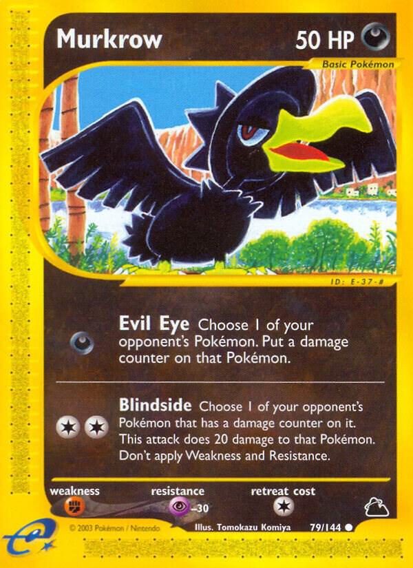 Murkrow 079/144 card from Skyridge