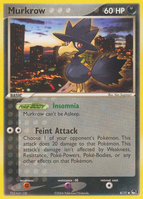 Murkrow 008/017 card from POP Series 1
