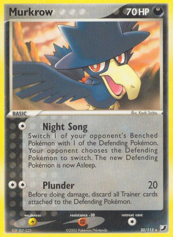Murkrow 30/115 card from Unseen Forces