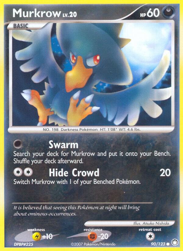 Murkrow 90/123 card from Mysterious Treasures