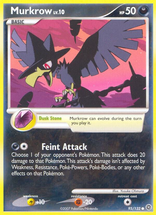 Murkrow 95/132 card from Secret Wonders