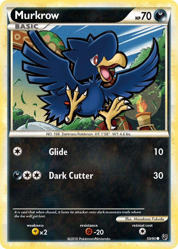 Murkrow (59) 59/90 card from Undaunted
