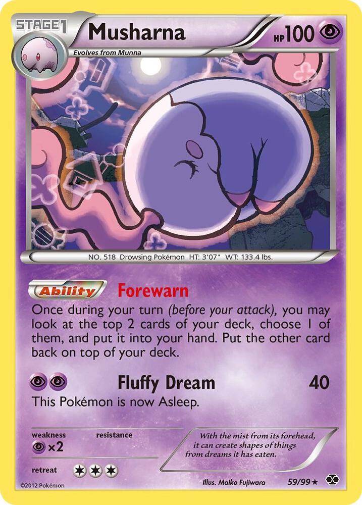 Musharna 59/99 card from Next Destinies