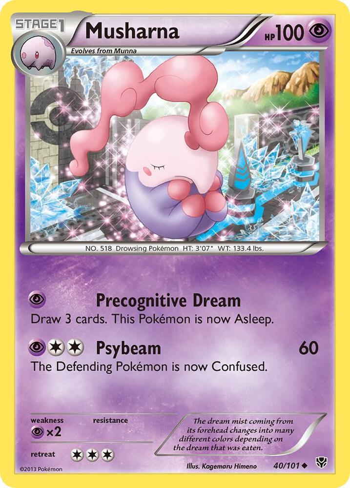 Musharna 40/101 card from Plasma Blast