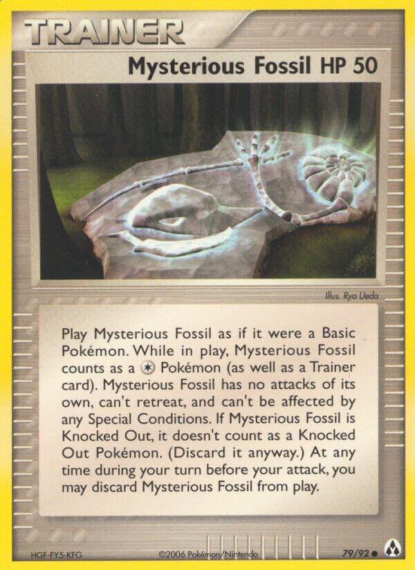 Mysterious Fossil 79/92 card from Legend Maker