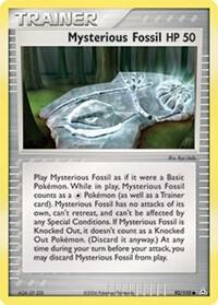 Mysterious Fossil 92/110 card from Holon Phantoms