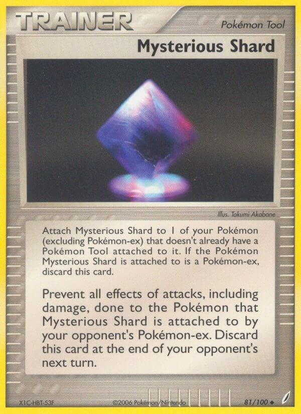 Mysterious Shard 81/100 card from Crystal Guardians