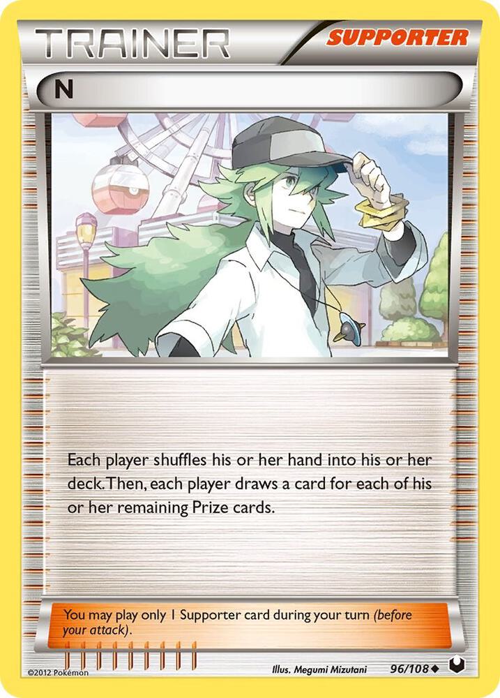 N (Supporter) 96/108 card from Dark Explorers