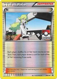 N (Supporter) BW100 card from Black and White Promos