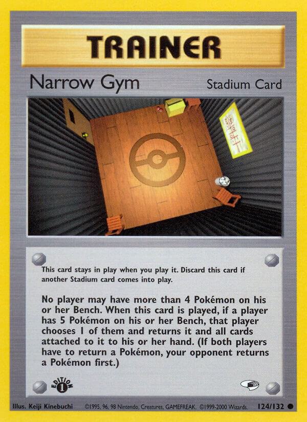 Narrow Gym 124/132 card from Gym Heroes