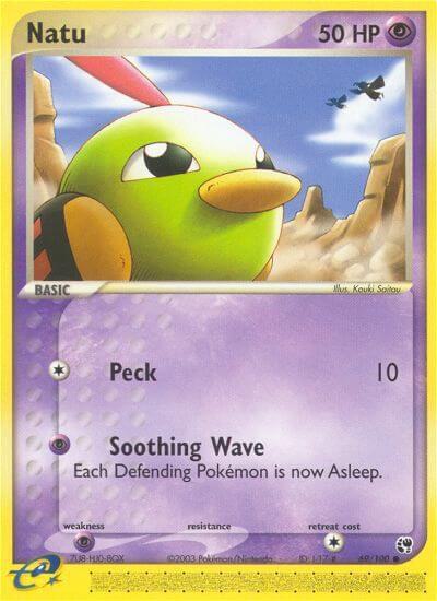 Natu 69/100 card from Sandstorm