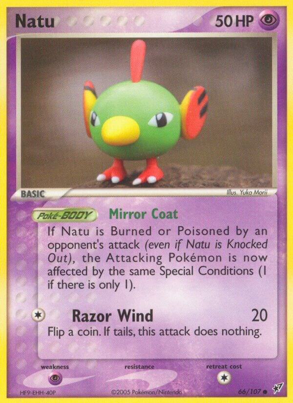 Natu 66/107 card from Deoxys