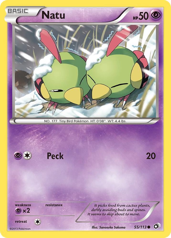 Natu 55/113 card from Legendary Treasures