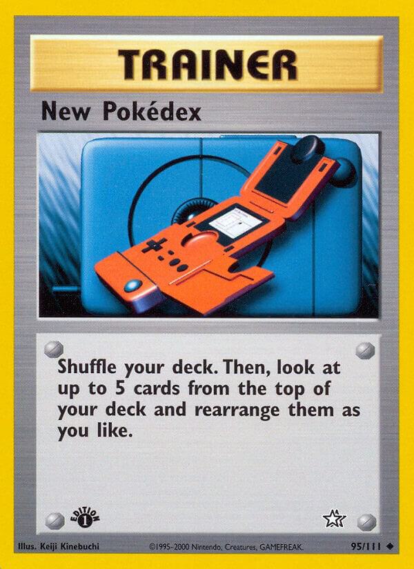 New Pokedex 095/111 card from Neo Genesis