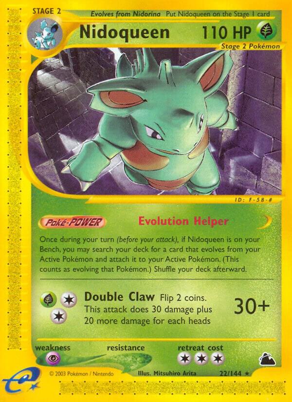 Nidoqueen (22) 022/144 card from Skyridge