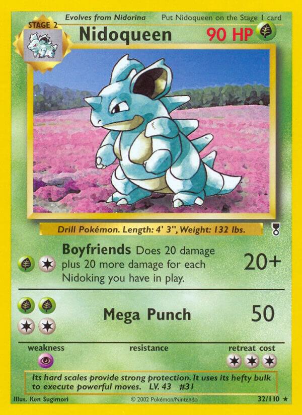 Nidoqueen 032/110 card from Legendary Collection