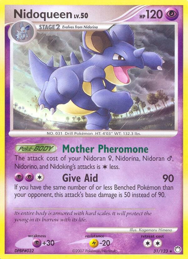 Nidoqueen 31/123 card from Mysterious Treasures