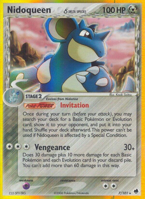 Nidoqueen (Delta Species) 7/101 card from Dragon Frontiers