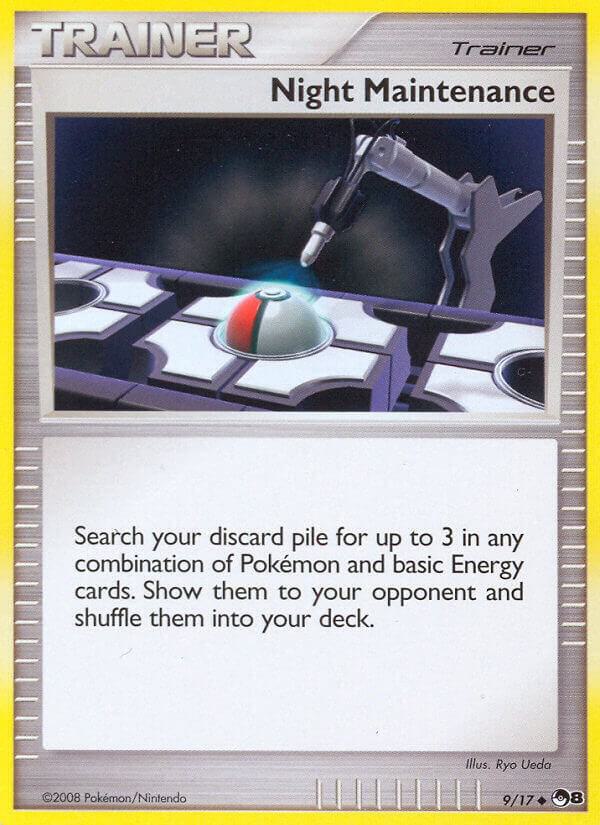 Night Maintenance 009/017 card from POP Series 8