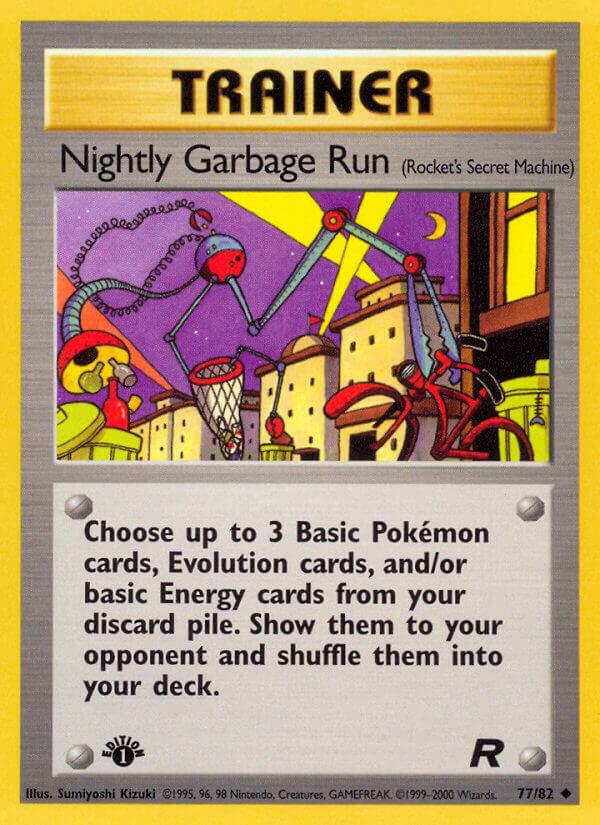 Nightly Garbage Run (Rocket's Secret Machine) 77/82 card from Team Rocket