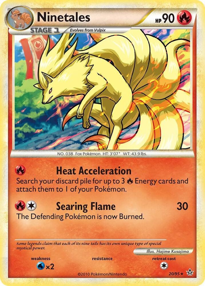 Ninetales 20/95 card from Unleashed