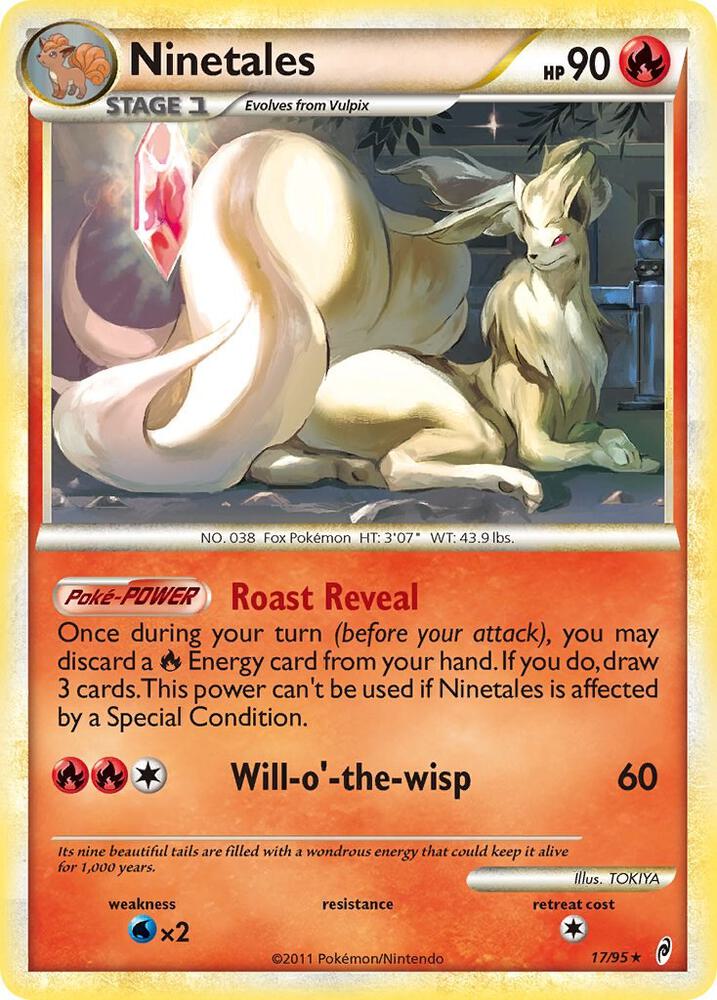 Ninetales 17/95 card from Call of Legends