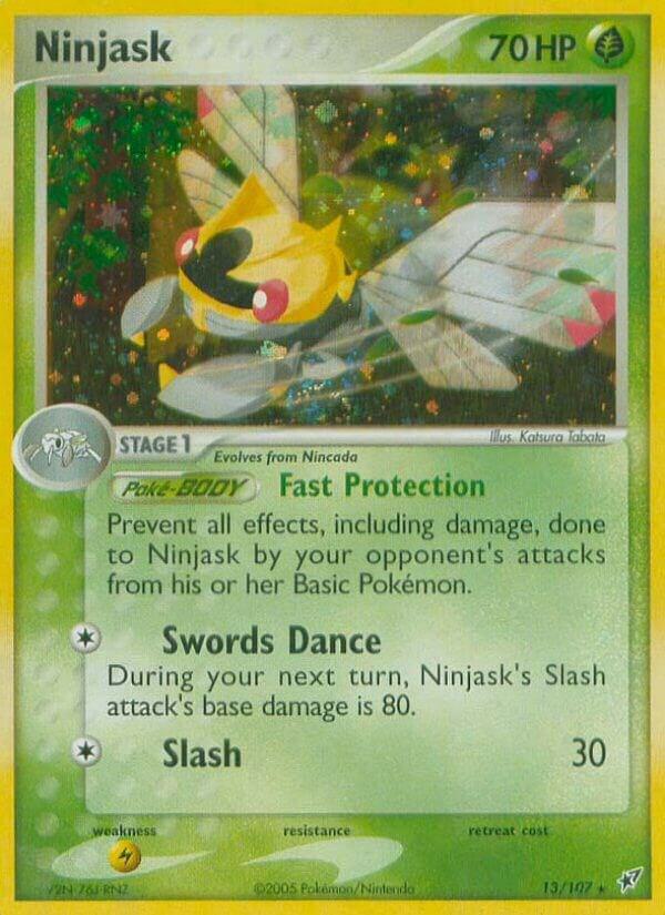 Ninjask 13/107 card from Deoxys