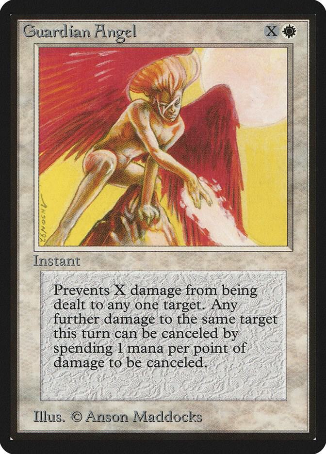 Guardian Angel card from Beta Edition